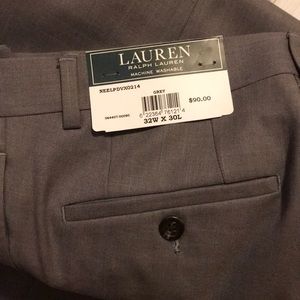 Ralph Lauren Pants - NWT Grey Ralph Lauren pleated dress pants Ralph Lauren Pants - NWT Grey Ralph Lauren pleated dress pants